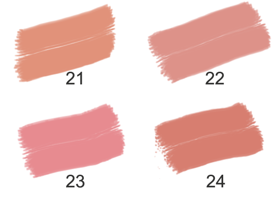 cartella colori fard